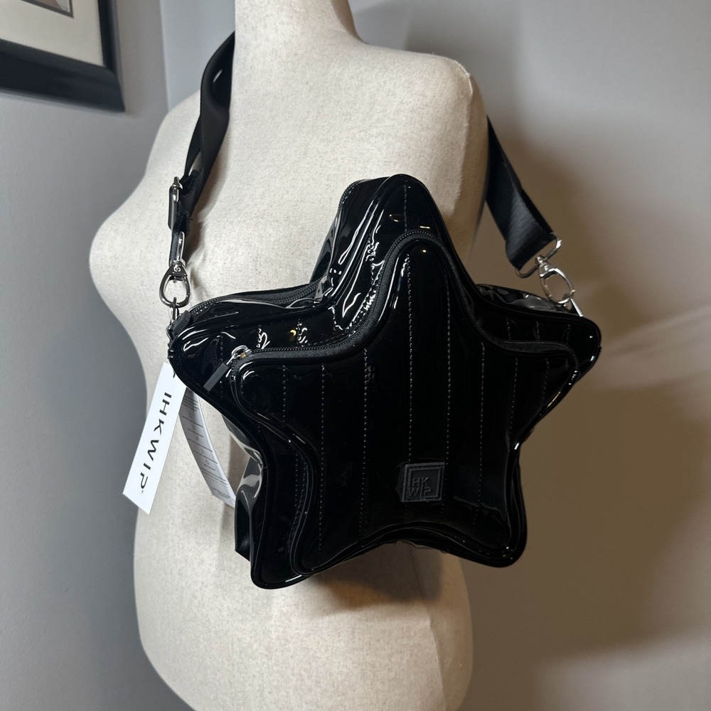 IHKWIP The Shooting Star Crossbody Patent Black NWT
